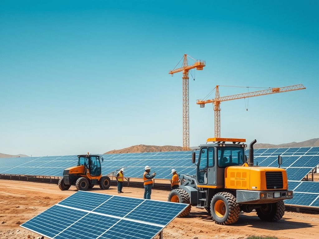 Utility-scale photovoltaic project development in Romania